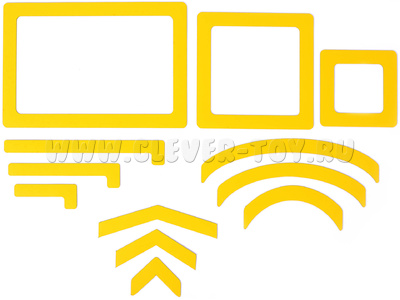 Набор магнитных карточек "Разбор слова по составу"*