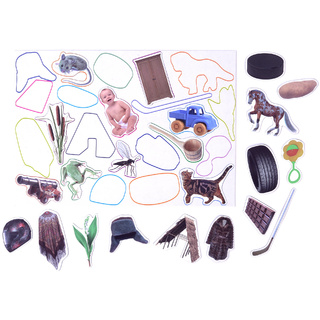 Магнитное развивающее пособие "Упрямые звуки" Звук "Ш"