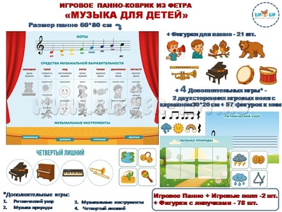 Панно Музыка для детей