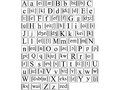 Набор магнитных карточек "Alphabet and transcription" (маленький размер)*