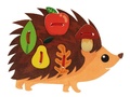 Ежик. Шнуровка (фетр)