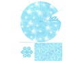 СНЕЖИНКИ. Ажурные снежинки. Вырезаем из бумаги (8 снежинок, 2 гирлянды) старые