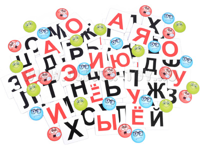 Набор магнитных карточек "Фонетические шахматы"